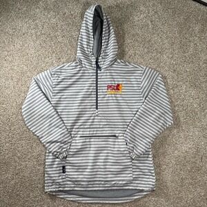 Women's Charles River PSU Gorillas‎ 1/4 Zip Hoodie Windbreaker Jacket Size L